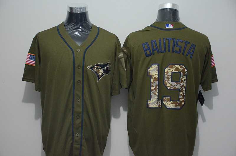 Toronto Blue Jays #19 Jose Bautista Green Salute to Service Stitched Baseball Jersey,We sell and wholesale Toronto Blue Jays #19 Jose Bautista Green Salute to Service Stitched Baseball Jersey on line form chian!